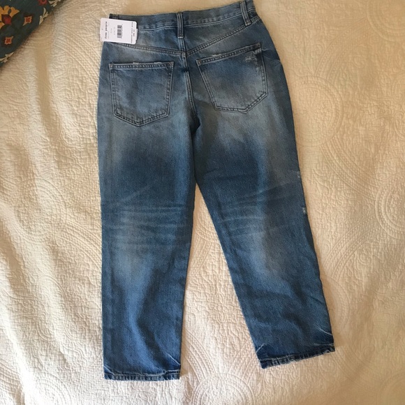 Free People Extreme Washed Boyfriend High Waisted - Picture 5 of 7